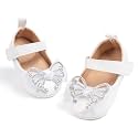 Sawimlgy Baby Girls Mary Jane Sequins Crown Flats