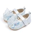 Sawimlgy Baby Girls Mary Jane Sequins Crown Flats