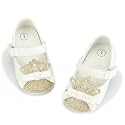Sawimlgy Baby Girls Mary Jane Sequins Crown Flats