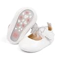 Sawimlgy Baby Girls Mary Jane Sequins Crown Flats