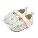 Sawimlgy Baby Girls Mary Jane Sequins Crown Flats