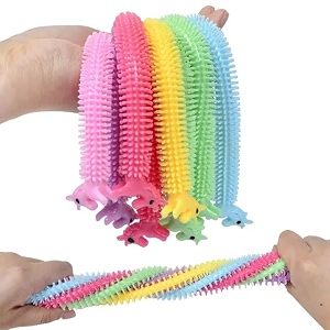 toys for kids unicorn toys stretchy string autism sensory toy for anti anxiety amp stress relief fun noodle worm colorful long squishy rubber dinosaur toy for kids