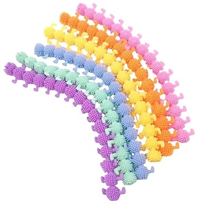 toys for kids unicorn toys stretchy string autism sensory toy for anti anxiety amp stress relief fun noodle rubber dinosaur toy for kids pack of 2 caterpillar bracelet 2 pieces