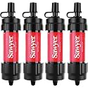 Sawyer Products SP1204 Mini Water Filtration System, Filter and Cleaning Plunger only, Red (Pack of 48)