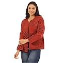 SAY Women39s Cotton Regular Fit Quilted Jacket