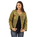 SAY Women39s Cotton Regular Fit Quilted Jacket