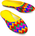 SAYERA Women Flats Sandal (Yellow , 4)