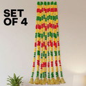 Sazavat store 4 Piece Red Yellow and