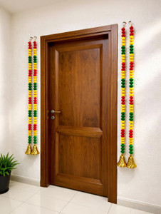 sazavat store set of 4 piece red yellow and green multycolor toran for diwali home decor toran
