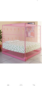 SB CARE Flower Printed-Pink mosquito net HDPE