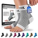 SB SOX Compression Socks for Plantar Fasciitis Relief (White, Small)
