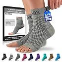 SB SOX Compression Socks for Plantar Fasciitis Relief (Black, Small)