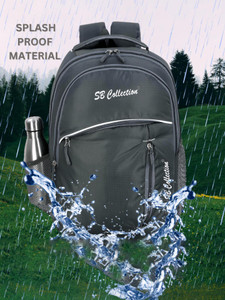 sbcollection stylish 5 zipper compartment for daily use tough quality splash and dust proof 32 l laptop backpack