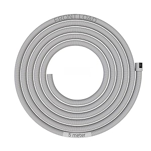 sbd 5 meter easyfit outlet pipe front load fully automatic washing machine outlet drain waste pipe  washing machine pipes 5 mtr