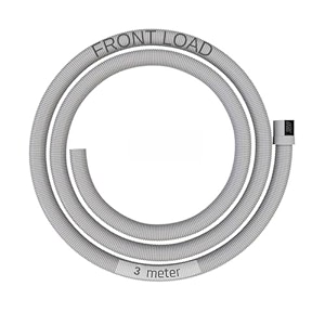 sbd 3 meter easyfit outlet pipe front load fully automatic washing machine outlet drain waste pipe  washing machine pipes 3 mtr