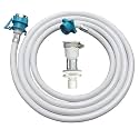 SBD 5 Mtr Universal Pvc Front &amp; Top Load Washing Machine Fully Automatic Inlet Pipe With Extra Universal Tap Connector | automatic inlet pipe | Hot &amp; Cold Washing Machine Water Inlet Pipe