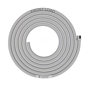 sbd 6 meter easyfit outlet pipe front load fully automatic washing machine outlet drain waste pipe  washing machine pipes 6 mtr