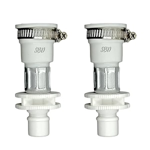 sbd fully automatic washing machine universal tap connector  washing machine inlet pipe adapter  tap connector for water pipe  easy install washing machine tap adapter white pack of 2