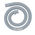 SBD 1.5 Meter Outlet Pipe For Top load/Semi Load Washing Machine Outlet Drain Pipe | Waste Pipe | Washing Machine Pipes (1.5 Mtr)