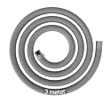 SBD 3 Meter Universal Top load/Semi & Fully Automatic Washing Machine Outlet Drain Waste Pipe (Grey, 3 Mtr)