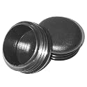 SBDs (Pack of 4) 1-3/4" 1.75 Inch Round Cap Plugs (14-20 Ga 1.59"-1.68" Tube ID) Ribbed -Life Fitness Hammer OEM# 8078002 or 3119302 Replacement Plugs | Fencing Tubing Plugs | POLARISI Ranger Bumper