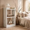 SBF Furniture 3 Tier Wooden Bookshelf Engineered