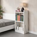 SBF Furniture 3 Tier Wooden Bookshelf Engineered