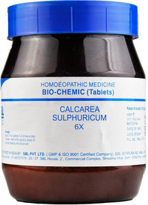 SBL Calcarea Sulphurica 6X Tablets