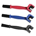 3 PCS Bike or Motorcycle Chain Washer Bicycle Chain Cleaner Chain Cleaning Brush Tool(Blue,Red and Black)