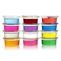 Air Dry Fluffy Slime Modeling Clay Set Box Children Toys Play Dough DIY Snow Plasticine Polymer Magic Clay Toy (12 Piece)