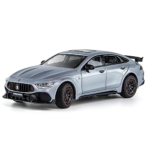 scale exclusive alloy metal pull back die-cast car model with sound light mini auto toy for kids metal model toy car with sound and light 124 scale 900 amg-grey