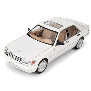 scale exclusive alloy metal pull back die-cast car model with sound light mini auto toy for kids metal model toy car with sound and light 124 scale m-benz w140 320sel-white