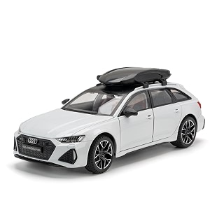 scale exclusive alloy metal pull back die-cast car model with sound light mini auto toy for kids metal model toy car with sound and light 124 scale aodi rs6-grey
