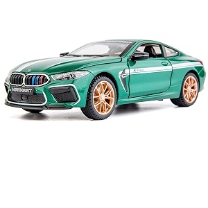scale exclusive alloy metal pull back die-cast car model with sound light mini auto toy for kids metal model toy car with sound and light 124 scale b-m-w mh8 800-green