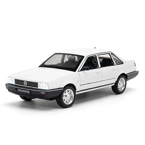 scale exclusive alloy metal pull back die-cast car model with sound light mini auto toy for kids metal model toy car with sound and light 124 scale santana-white