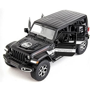 scale exclusive alloy metal pull back die-cast car model with sound light mini auto toy for kids metal model toy car with sound and light 122 scale rubicon car-black