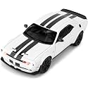 Scale Exclusive Alloy Metal Pull Back Die-cast Car Model with Sound Light Mini Auto Toy for Kids Metal Model Toy Car with Sound and Light (1.22 Scale Dodge Challenger Charger SRT-White)