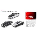 Scale Exclusive Alloy Metal Pull Back Die-cast Car Model with Sound Light Mini Auto Toy for Kids Metal Model Toy Car with Sound and Light (1.32 Scale MERCE-DES S650-SILVER/BLACK)