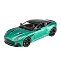 Scale Exclusive Alloy Metal Pull Back Die-cast Car Model with Sound Light Mini Auto Toy for Kids Metal Model Toy Car with Sound and Light (1.22 Scale- Aston Martin -Green)