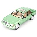 Scale Exclusive Alloy Metal Pull Back Die-cast Car Model with Sound Light Mini Auto Toy for Kids Metal Model Toy Car with Sound and Light (1:24 Scale M-Benz W140 320SEL-GREEN)