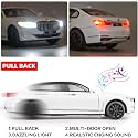 Scale Exclusive Alloy Metal Pull Back Die-cast Car Model with Sound Light Mini Auto Toy for Kids Metal Model Toy Car with Sound and Light (1:24 Scale B-M-W 7-Series 760i-WHITE)