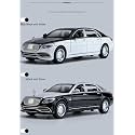 Scale Exclusive Alloy Metal Pull Back Die-cast Car Model with Sound Light Mini Auto Toy for Kids Metal Model Toy Car with Sound and Light (1.32 Scale MERCE-DES S650-WHITE/BLACK)