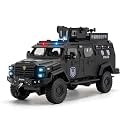 Scale Exclusive Alloy Metal Pull Back Die-cast Car Model with Sound Light Mini Auto Toy for Kids Metal Model Toy Car with Sound and Light (1.24 Scale Saber Toothed Tiger -Black)