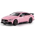 Scale Exclusive Alloy Metal Pull Back Die-cast Car Model with Sound Light Mini Auto Toy for Kids Metal Model Toy Car with Sound and Light (1:24 Scale 900 AMG-Pink)