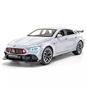 Scale Exclusive Alloy Metal Pull Back Die-cast Car Model with Sound Light Mini Auto Toy for Kids Metal Model Toy Car with Sound and Light (1:24 Scale 900 AMG-White)