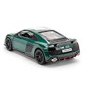 Scale Exclusive Alloy Metal Pull Back Die-cast Car Model with Sound Light Mini Auto Toy for Kids Metal Model Toy Car with Sound and Light (1.24 Scale -DC AODI R8 V10-GREEN)