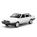 Scale Exclusive Alloy Metal Pull Back Die-cast Car Model with Sound Light Mini Auto Toy for Kids Metal Model Toy Car with Sound and Light (1:24 Scale Santana-White)