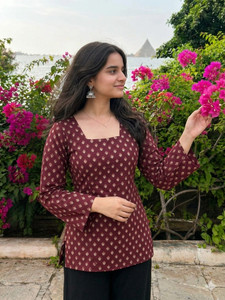 SCAM JOD Women Printed Straight Kurta
