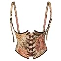 Scarlet Darkness Corset Belt for Women Floral Renaissance Underbust Corset