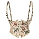 Scarlet Darkness Corset Belt for Women Floral Renaissance Underbust Corset